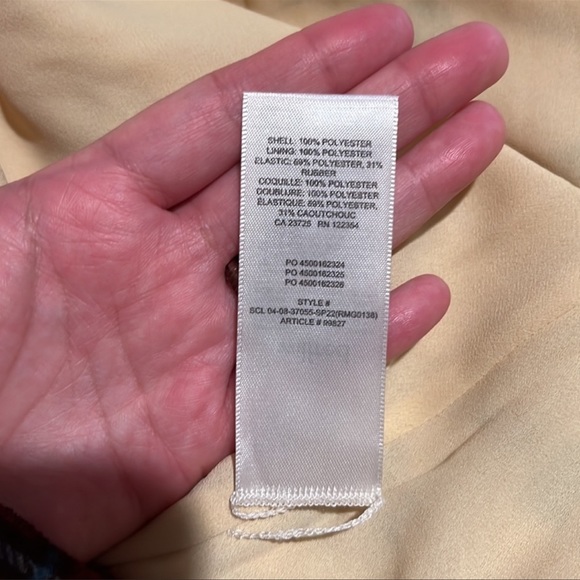 Aritzia Wilfred Tempest Mini Dress - Yellow / Floral (M) - Picture 7 of 8